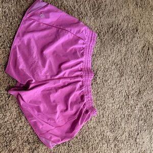 lululemon athletica fuchsia Athletic Running Shorts. Hotty hot 4 in size 12